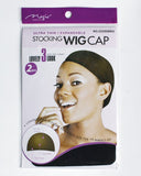 Stocking Wig Cap | Dark Brown