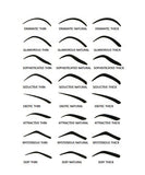 Eyebrow Stencils