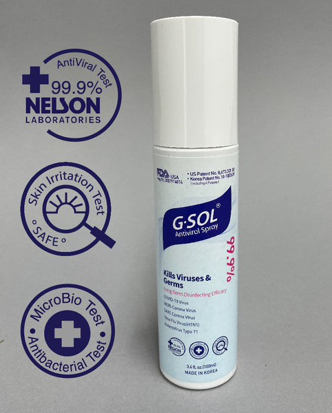 G-Sol Antiviral Spray front